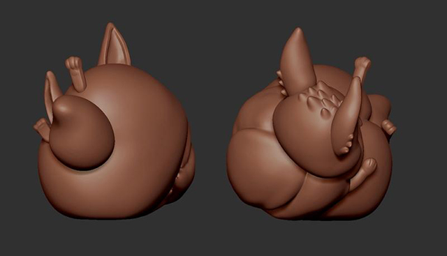 肥胖的狐狸-3d打印模型插图2
