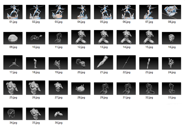 Mortal Kombat – Jade史上最火辣的电玩女孩3d打印模型下载插图3
