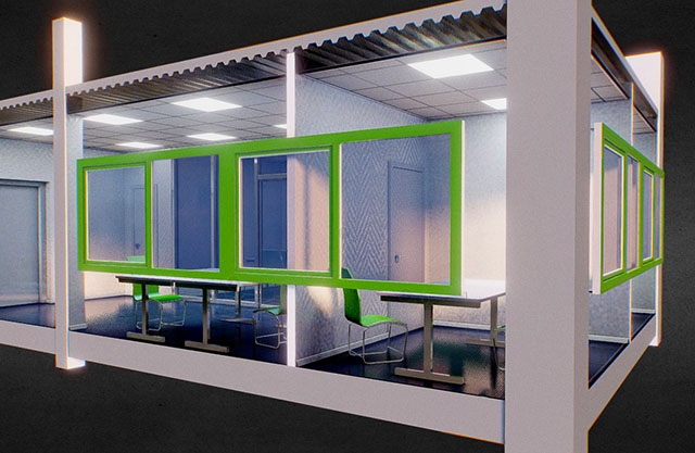 办公空室内空间样品房展示3d模型插图5