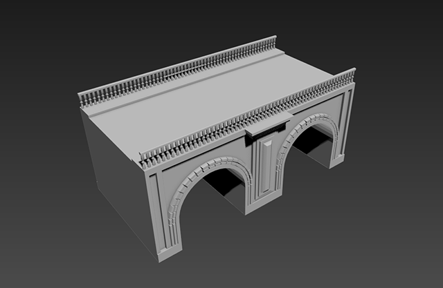 拱桥3d模型插图
