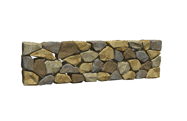 景观石头，石头墙su模型免费下载插图