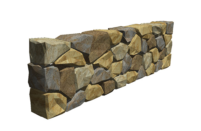 景观石头，石头墙su模型免费下载插图1