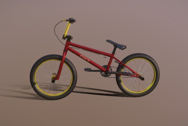 宝马儿童自行车3d模型插图1