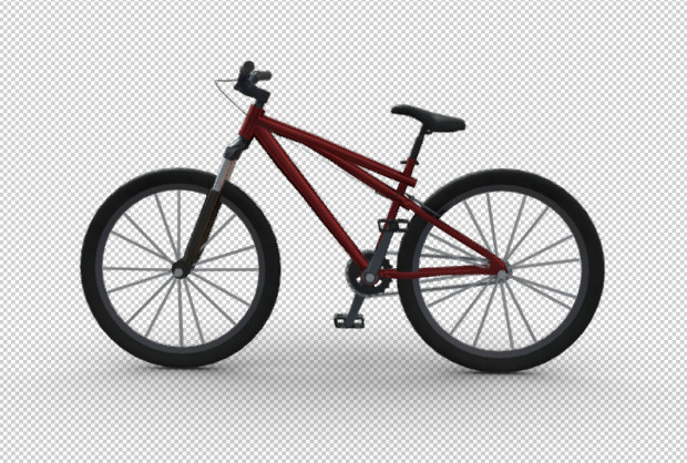 定制街型自行车3d模型插图1