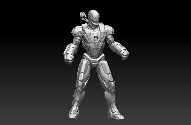 战争机器人 钢铁侠高质量3d打印模型下载插图