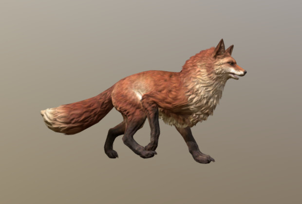 狐狸全套攻击动作动画3d模型插图1