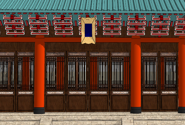 重檐歇山顶建筑中国古代建筑SketchUp模型插图1