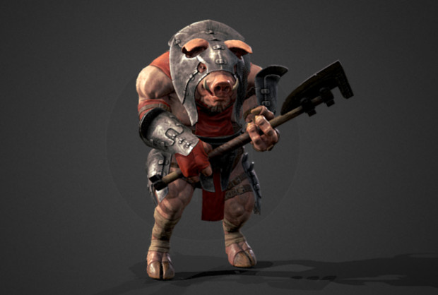 猪人怪物猪八戒怪物猪次时代3d游戏模型下载插图