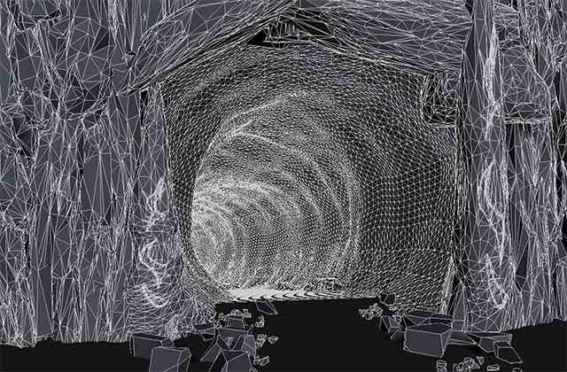 悬崖石壁上的山洞洞穴岩石3d模型下载插图1