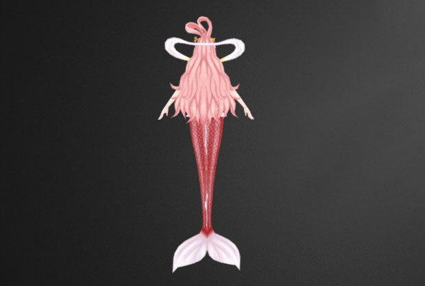 美人鱼3d模型插图2