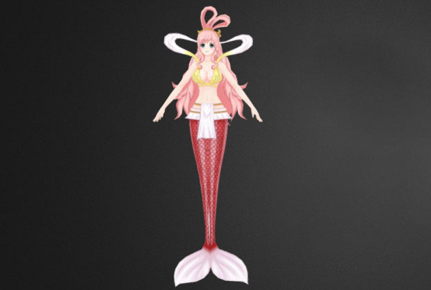 美人鱼3d模型插图