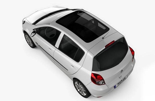 雷诺Clio 5门2010 紧凑型小型车3D模型插图1