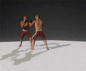 拳击比赛格斗动作动画3d模型插图