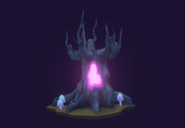 幽灵树3d模型插图