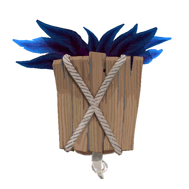 乌鸦羽毛背包3d游戏模型插图2