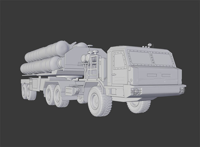 S-400防空导弹CG模型下载插图