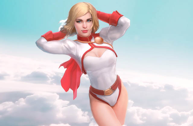 女超人blender手绘人物模型插图