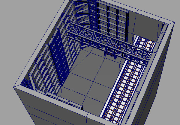 钢架结构房子maya模型插图1