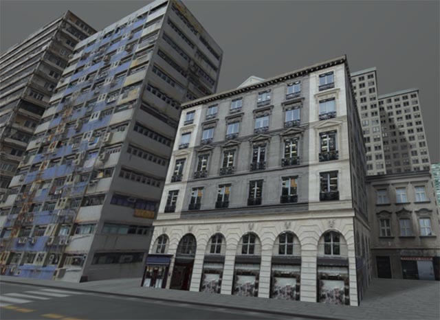 城市建筑背景素材3d模型插图1