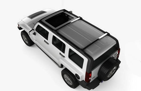 Hummer H3 2010 3D Model插图1