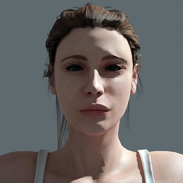 人类女性3D模型文件插图