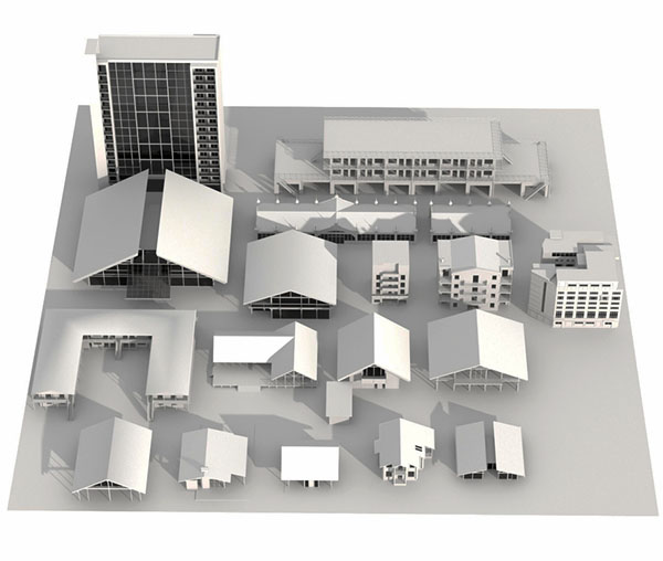 不同风格的建筑模型合集3d模型插图