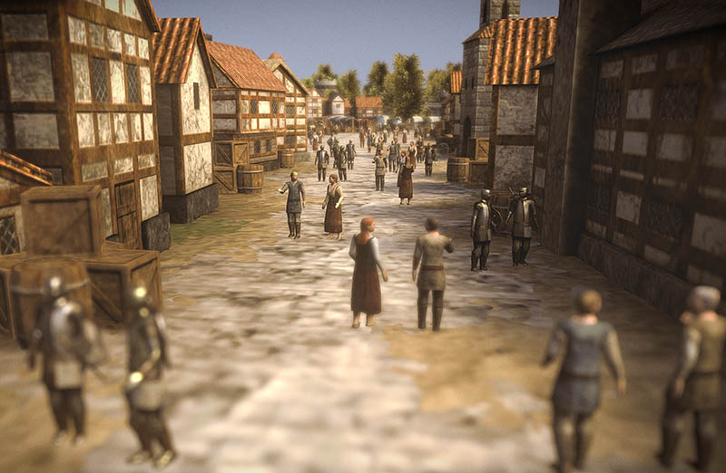 Medieval City Pack Demo中世纪城市PBR包3d游戏模型插图1
