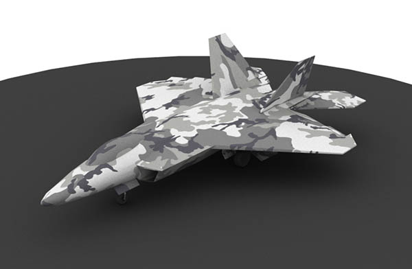 F22猛禽战斗机cg模型（有动画）插图