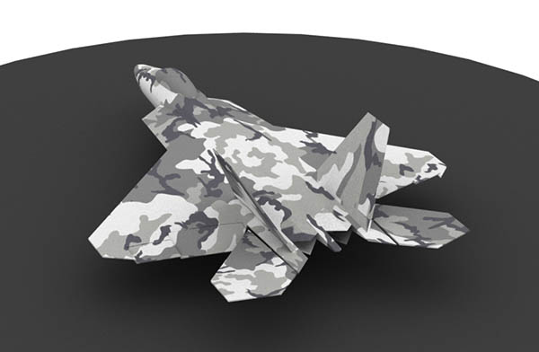 F22猛禽战斗机cg模型（有动画）插图1