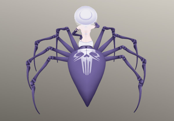 怪物蜘蛛女王蜘蛛精3d模型插图2