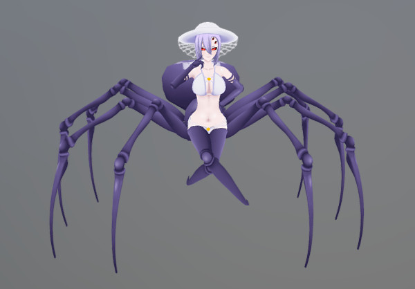 怪物蜘蛛女王蜘蛛精3d模型插图1