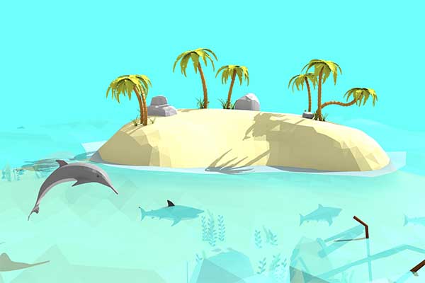 low-poly-island海岛模型插图1