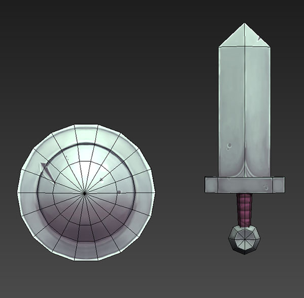 sword-and-shield剑与盾3d模型插图1