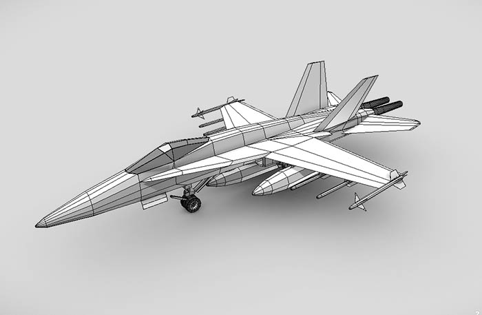 FA-18大黄蜂插图