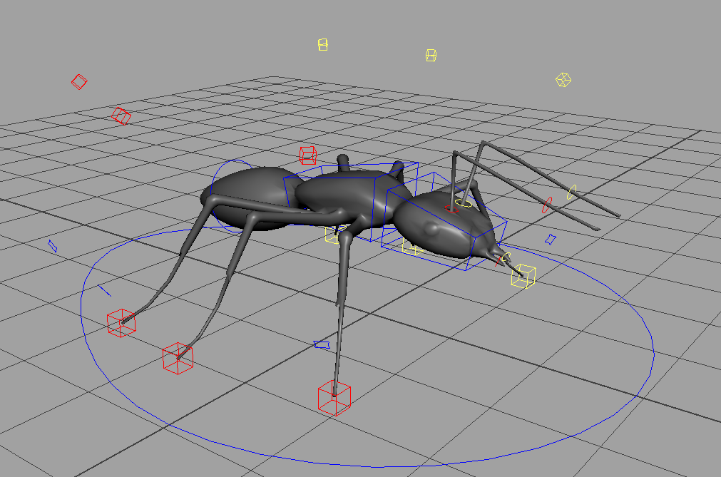 maya精品绑定模型-Ants蚂蚁插图