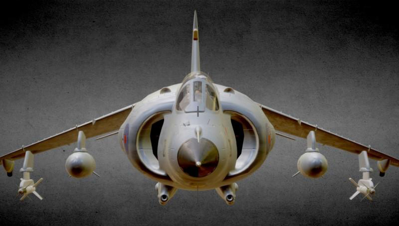 鹞式战斗机Sea_Harrier_FRS1– 3D模型插图