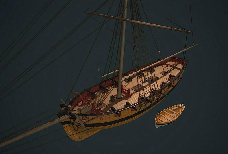 HMS Siobhan–作战舰艇3D模型插图