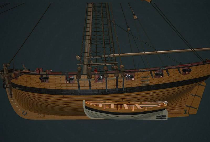 HMS Siobhan–作战舰艇3D模型插图3