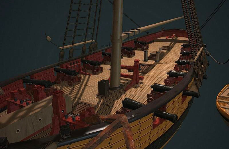 HMS Siobhan–作战舰艇3D模型插图4