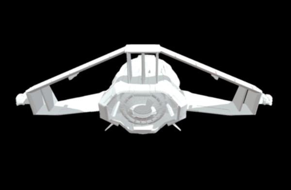 THE 315P科幻战舰宇宙飞船飞机CG模型插图1
