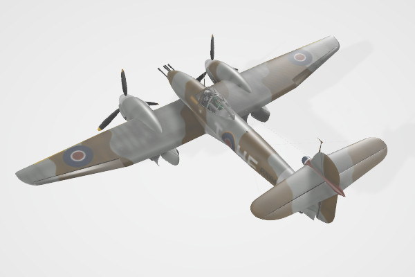 英国双峰旋风双引擎重型战斗机westland-whirlwind插图2