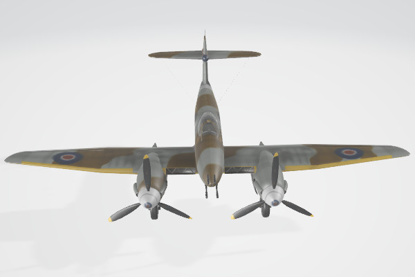 英国双峰旋风双引擎重型战斗机westland-whirlwind插图1