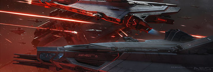 “宙斯盾动力鹦鹉螺”战术布雷舰科幻宇宙飞船CG模型插图2