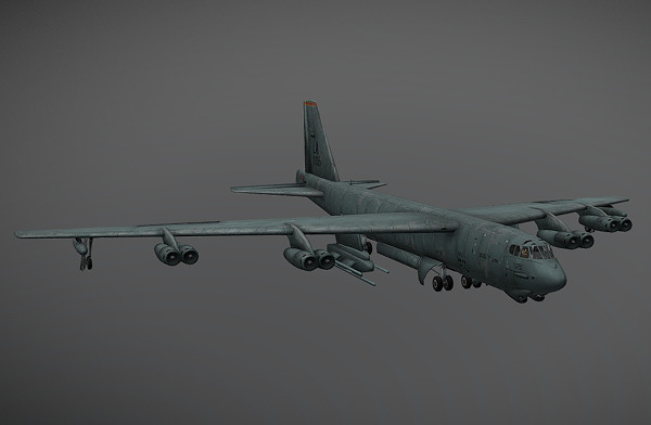 《空中冲突-越南》B-52轰炸机CG模型插图