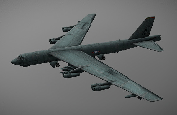 《空中冲突-越南》B-52轰炸机CG模型插图1
