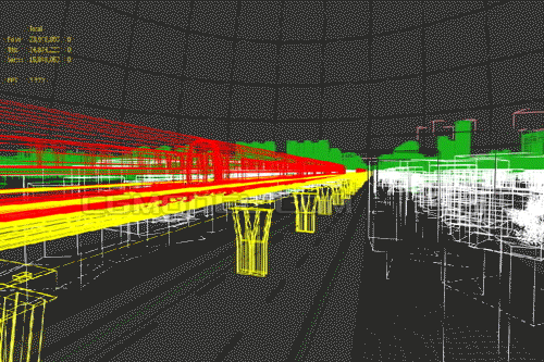 高铁 轻轨 动车 和谐号 复兴号3d模型插图1