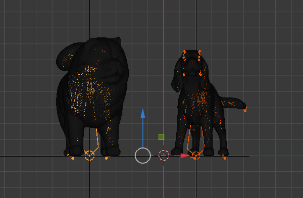 两只可爱的小狗+blender动画文件插图1