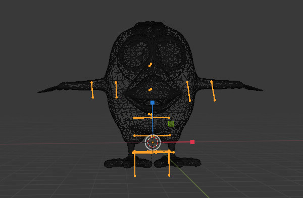 愤怒的小鸟：绿猪岛 红鸟blender绑定模型插图2