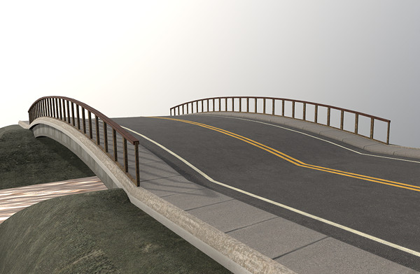 公路桥3d模型插图1