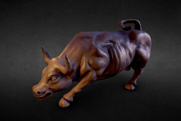 公牛blender模型插图